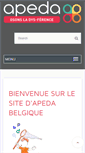 Mobile Screenshot of apeda.be